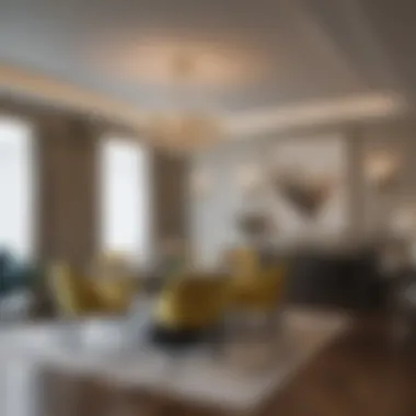 Elegant Dining Area in Savoy Park Hotel Apartments Dining area showcasing the stylish design of Savoy Park Hotel Apartments
