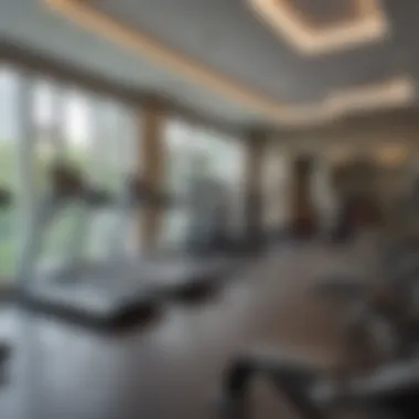 State-of-the-Art Gym Facilities at Savoy Park Modern amenities in the Savoy Park Hotel Apartments gym