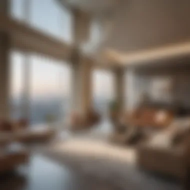 Luxurious Interior of South Heights Tower Luxurious interior of a South Heights Tower apartment