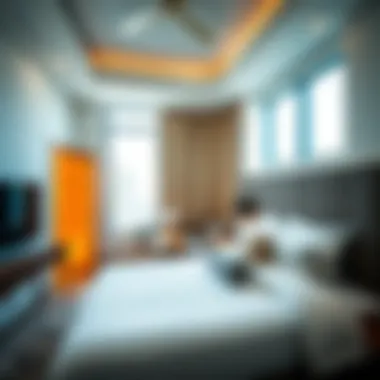 Interior of Luxury Bed Space Accommodation Interior of a luxury bed space accommodation in Business Bay