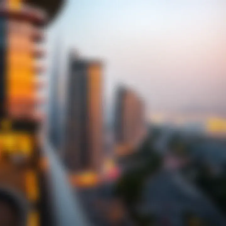 Dubai skyline showcasing real estate