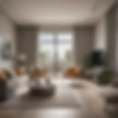 Modern Living in International City Spacious apartment interior reflecting modern living