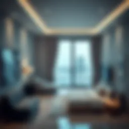 Detailed layout of a two-bedroom unit at Vida Residence