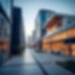 A scenic view of Wasl Nook showcasing modern architecture