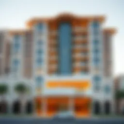 Exterior view of Zaabeel One showcasing its architectural brilliance