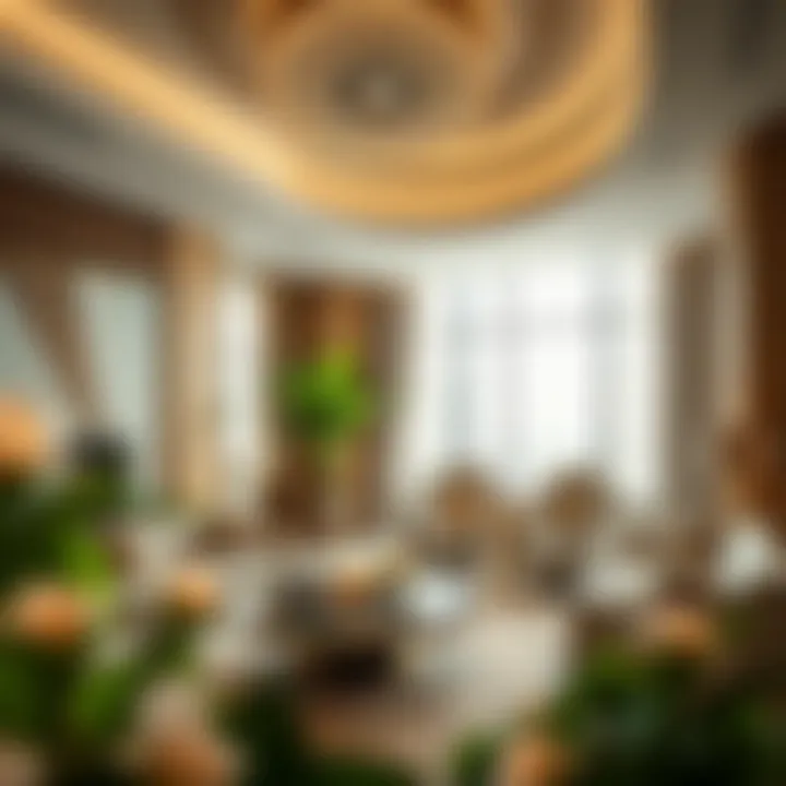 Luxurious living space inside Zaabeel One highlighting opulent interiors